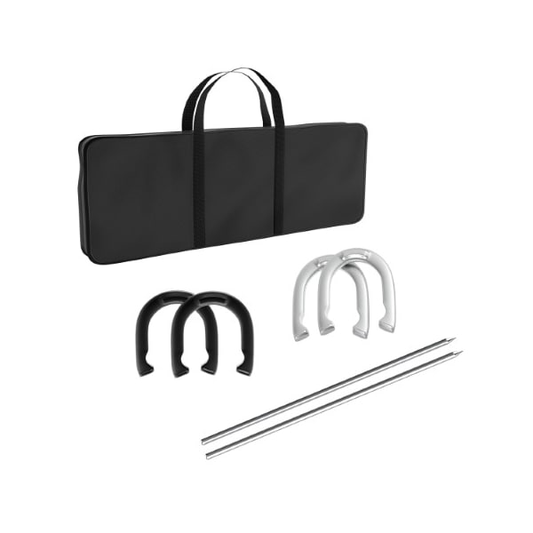Toy Time Horseshoes Lawn Game Set and Carrying Bag
